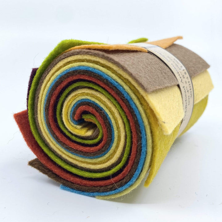 Wool Felt Roll ~ Rustic