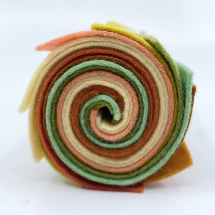 Wool Felt Roll ~ Tea and a Good Book