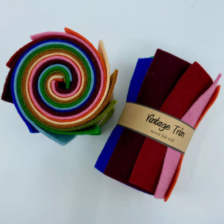 Wool Felt Roll - Vintage Trim