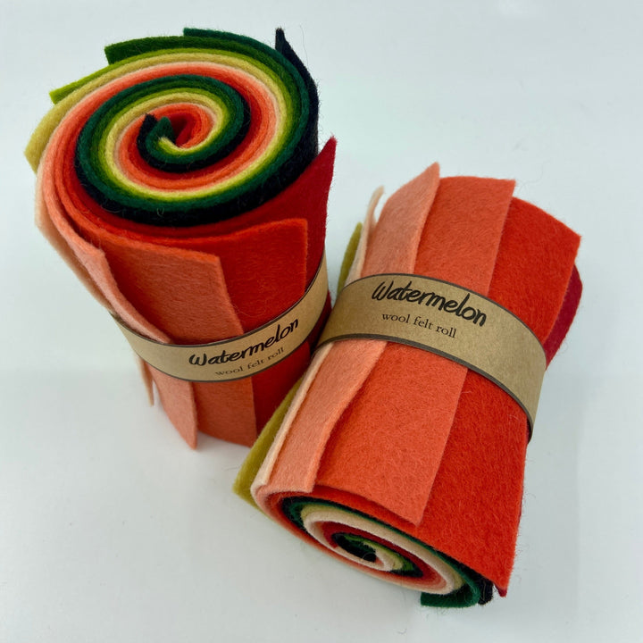 Wool Felt Roll - Watermelon