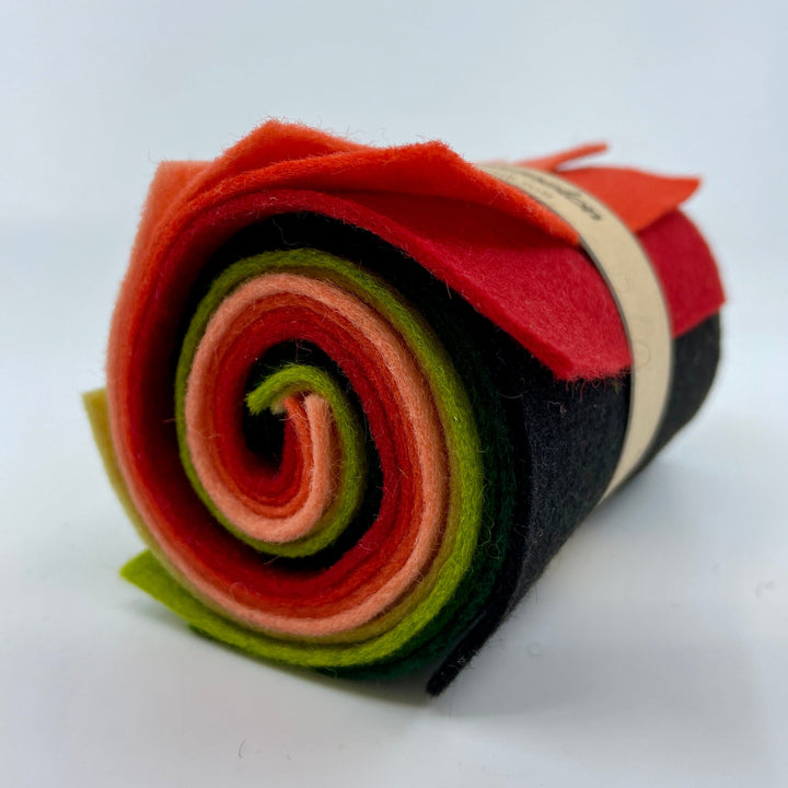 Wool Felt Roll - Watermelon