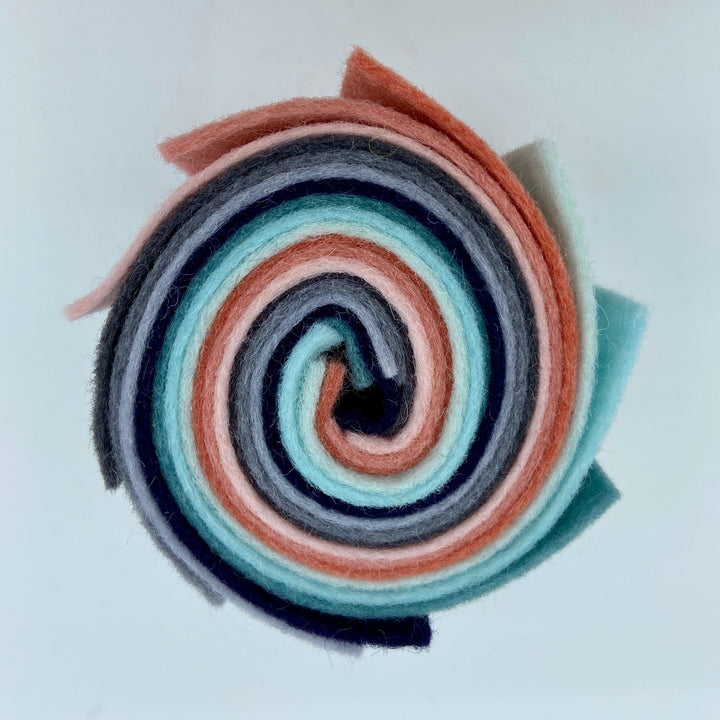 Wool Felt Roll - Winter Morning