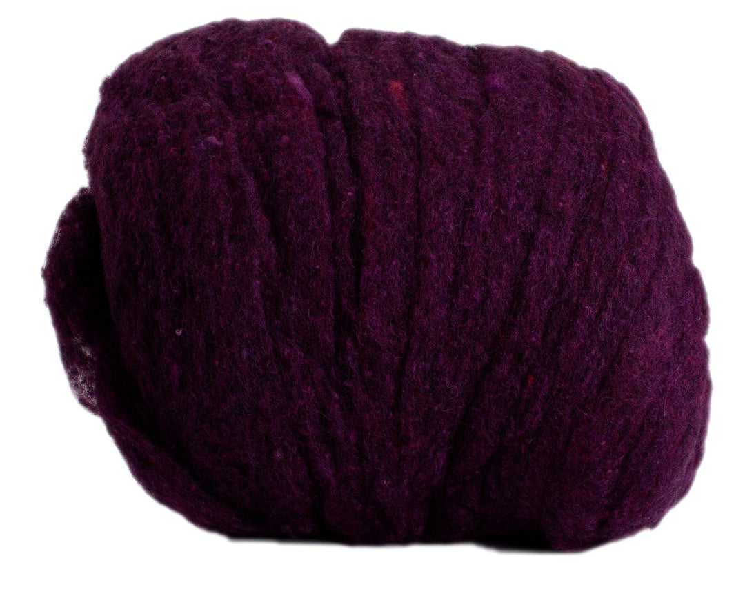 Wool Roving in Black Cherry