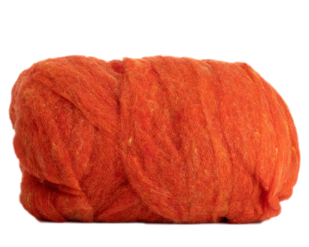 Wool Roving in Melon