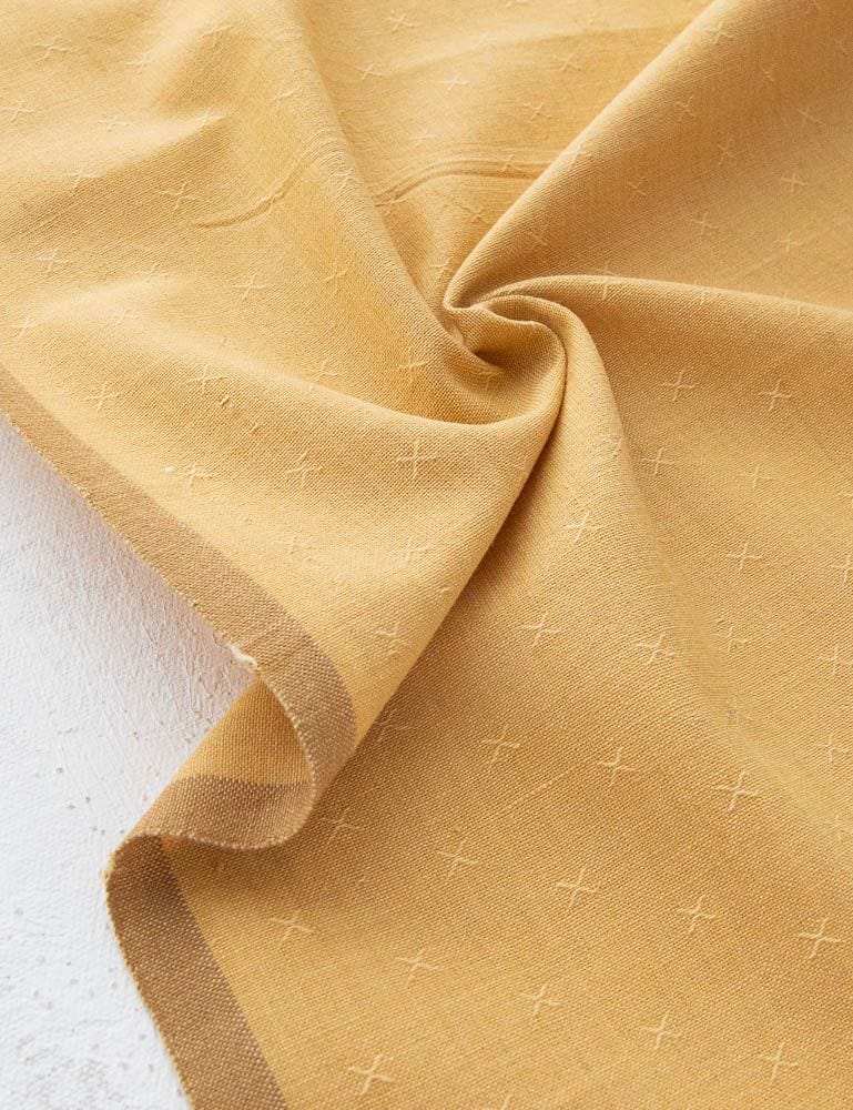 Woven X in Chamomile - Sprout Woven - Fableism