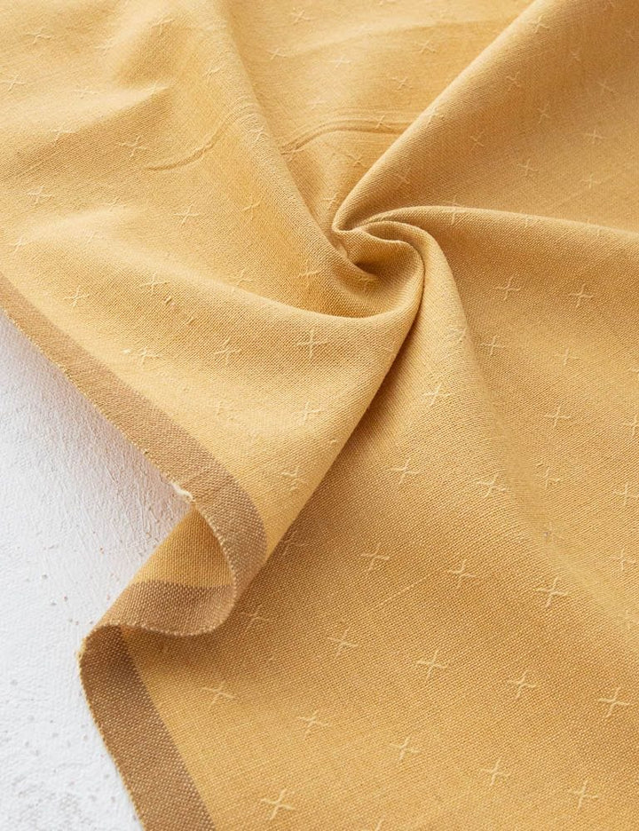 Woven X in Chamomile - Sprout Woven - Fableism