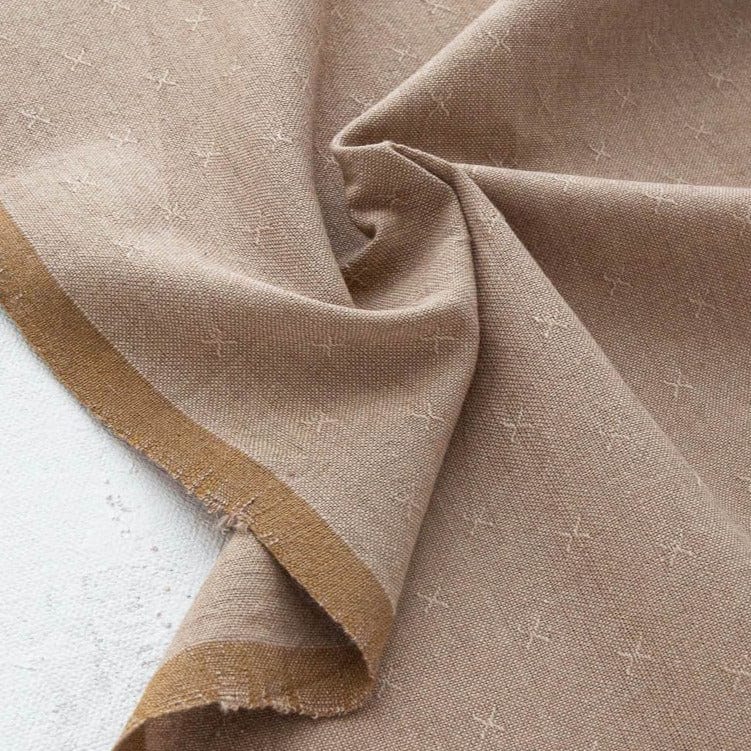 Woven X in Cremini - Sprout Woven - Fableism