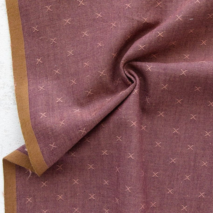Woven X in Mulberry - Sprout Woven - Fableism