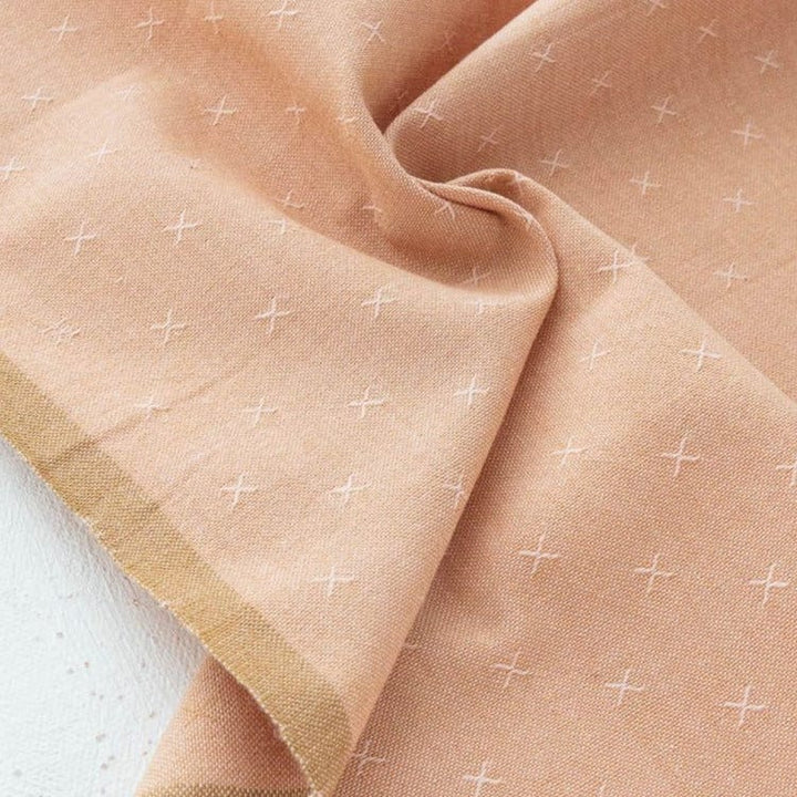 Woven X in Pink Sand - Sprout Woven - Fableism