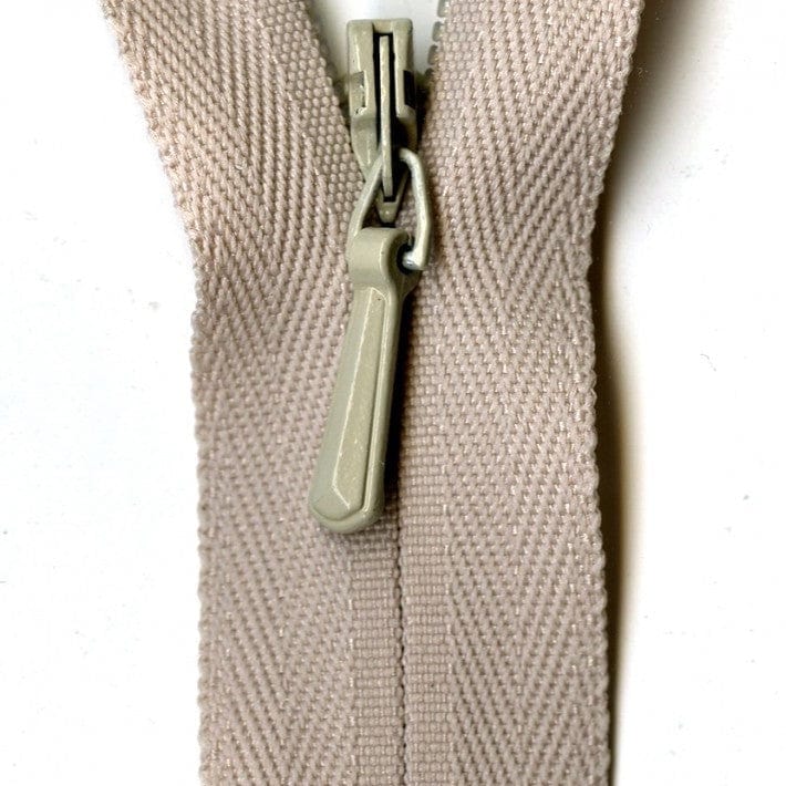 YKK Unique Invisible Zipper in Natural