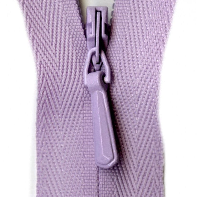 YKK Unique Invisible Zipper in Orchid