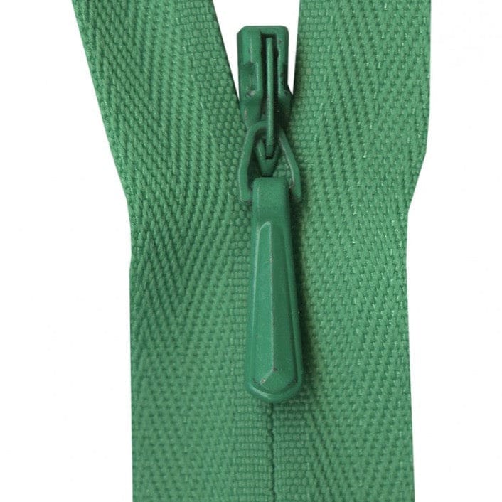 YKK Unique Invisible Zipper in Shamrock