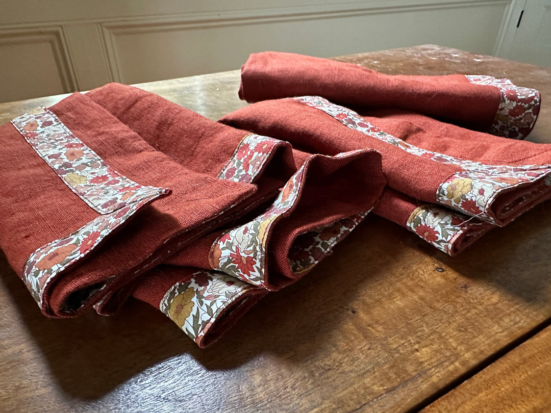 Faced Tea Towel and Napkin Tutorial
