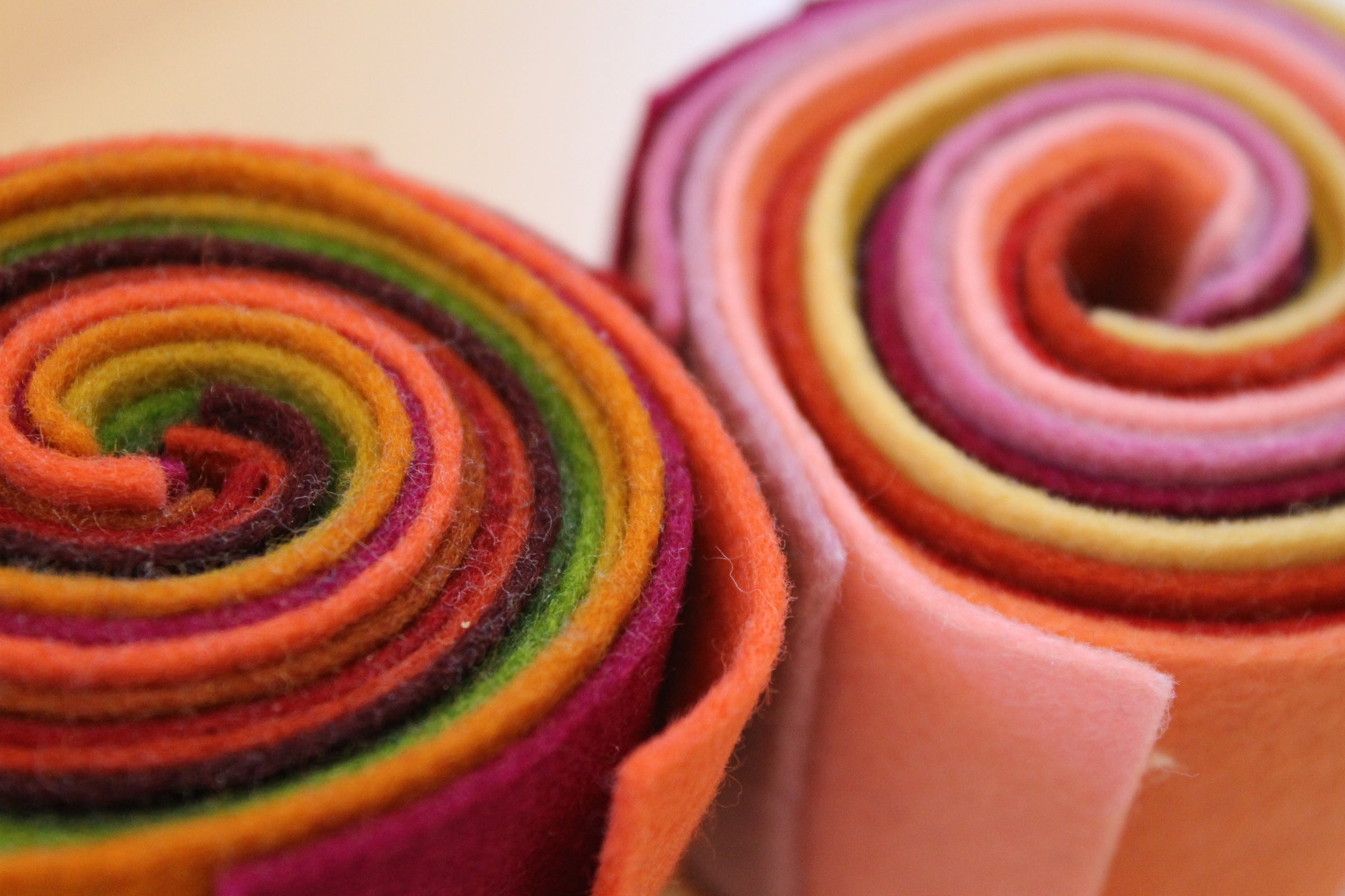 Wool Felt Set, Jelly Bean Color Story, 100% Merino, Wool Felt Squares,  Bright Colors, Rainbow, Blue, Green, Purple, Orange, Yellow, Primary 