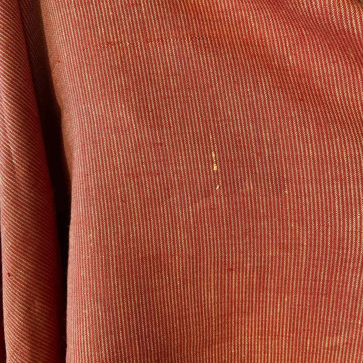 Default 100% Yarn Dyed Linen in Paprika