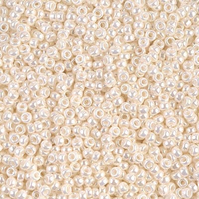 Default 11/0 - Miyuki Seed Beads - Ceylon - Antique Ivory Pearl - 11-592