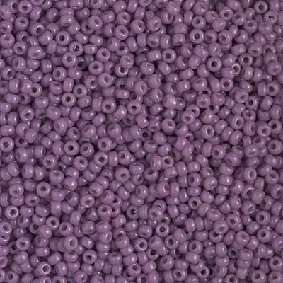 Default 11/0 - Miyuki Seed Beads - Duracoat Dyed Opaque - Dark Orchid - 11-4489