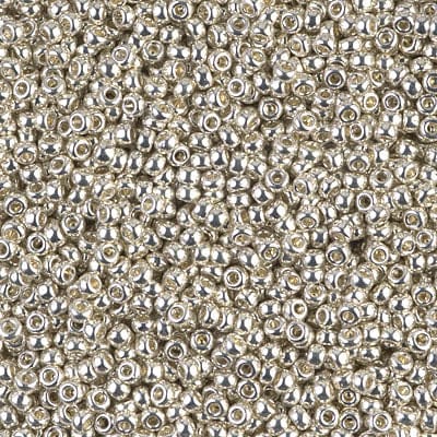 Default 11/0 - Miyuki Seed Beads - Galvanized Metallic - Silver - 11/1051