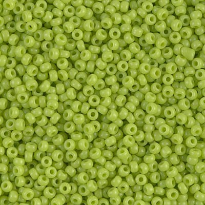 Default 11/0 - Miyuki Seed Beads - Opaque Solid - Chartreuse - 11-416