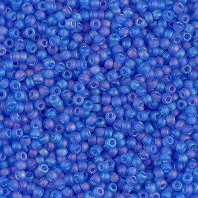 Default 11/0 - Miyuki Seed Beads - Transparent Matte AB - Sapphire - 11-150FR