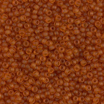 Default 11/0 - Miyuki Seed Beads - Transparent Matte - Topaz - 11-133F