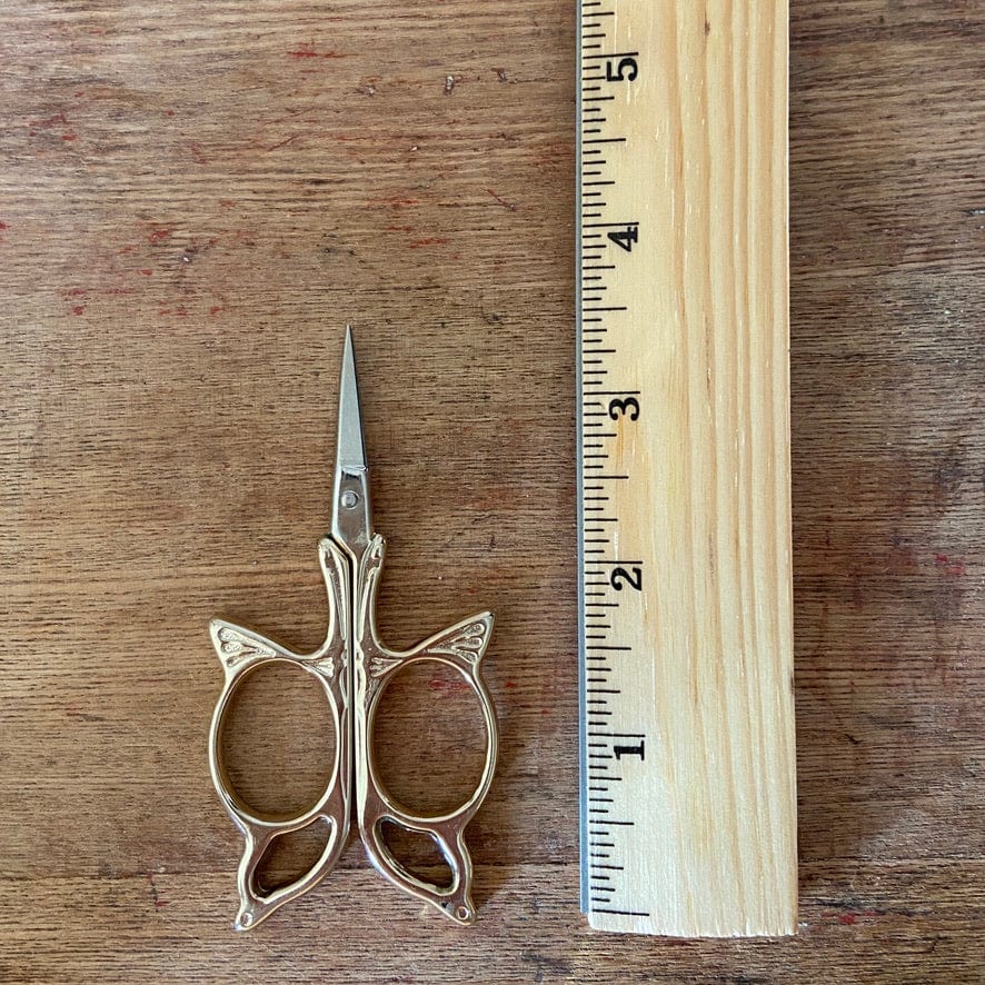 Default 3.5" Butterfly Embroidery Scissors, Golden