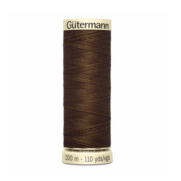 Default 589 Coffee Bean ~ Sew-All Gutermann Polyester Thread ~ 100-Meter