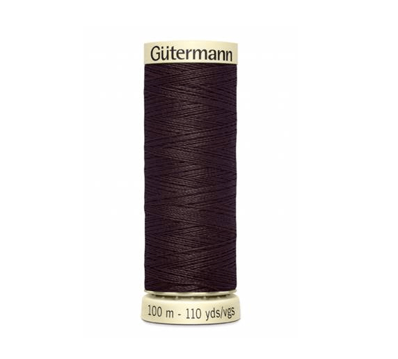 Default 593 Seal Brown ~ Sew-All Gutermann Polyester Thread ~ 100-Meter