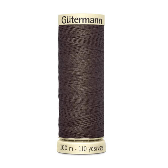 Default 596 Brown ~ Sew-All Gutermann Polyester Thread ~ 100-Meter