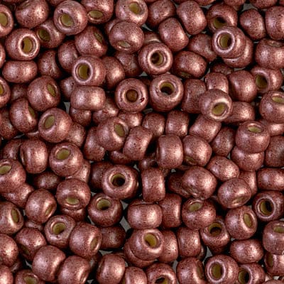 Default 6/0 - Miyuki Seed Beads - Duracoat Galvanized Matte - Dark Berry - 6-4212F
