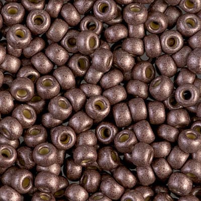 Default 6/0 - Miyuki Seed Beads - Duracoat Galvanized Matte - Dark Mauve - 6-4213F