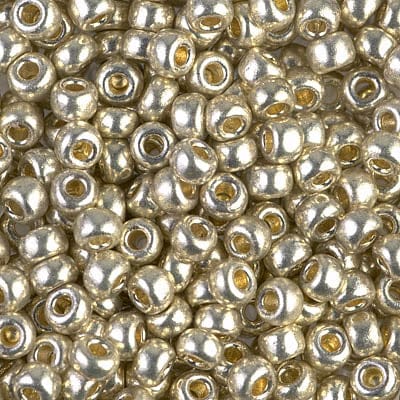 Default 6/0 - Miyuki Seed Beads - Duracoat Galvanized - Silver - 6-4201