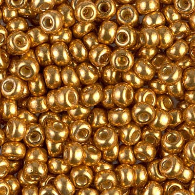 Default 6/0 - Miyuki Seed Beads - Duracoat Galvanized - Yellow Gold - 6-4203