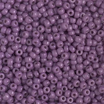 Default 8/0 - Miyuki Seed Beads - Duracoat Dyed Opaque - Dark Orchid - 8-4489
