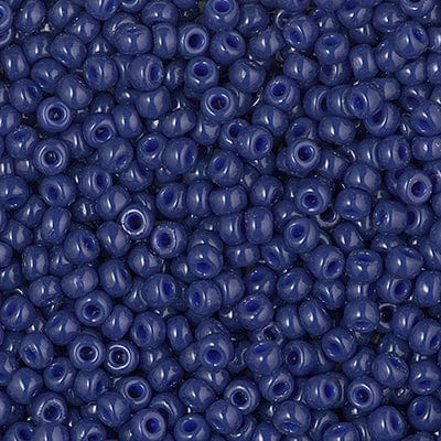 Default 8/0 - Miyuki Seed Beads - Duracoat Dyed Opaque - Navy - 8-4493