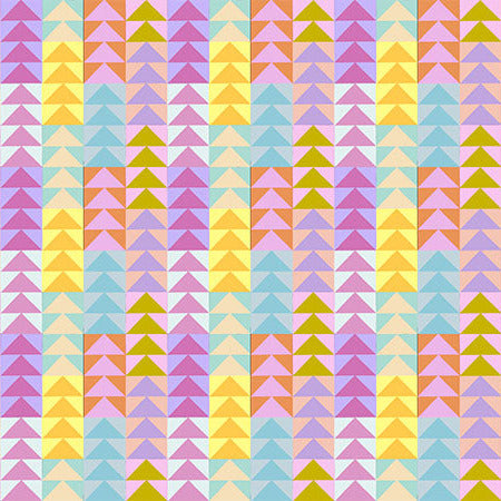 Flying Geese in Softly - Piecework - Anna Marie Textiles