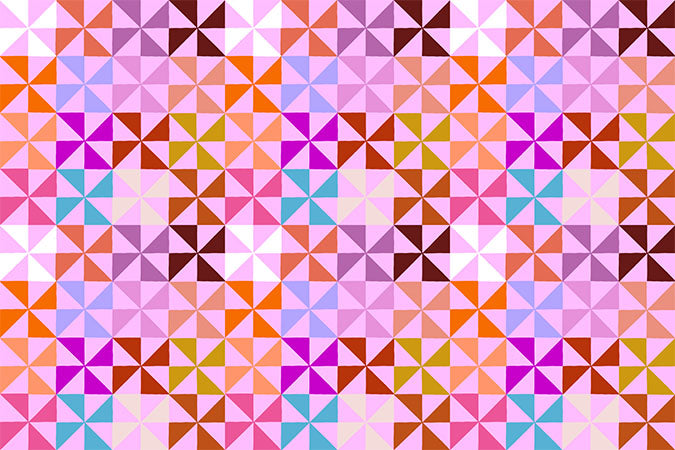 Pinwheel in Playroom - Piecework - Anna Marie Textiles