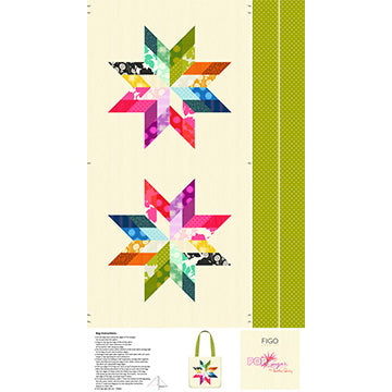 Canvas Tote Panel - Pop Sugar - Heather Bailey