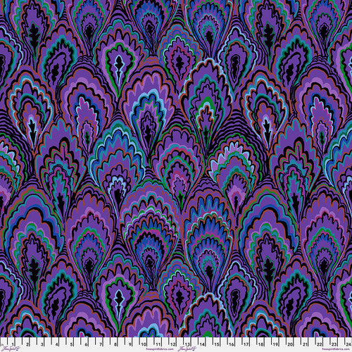 Marble Scallops in Purple - Kaffe Fassett Collective February 2025