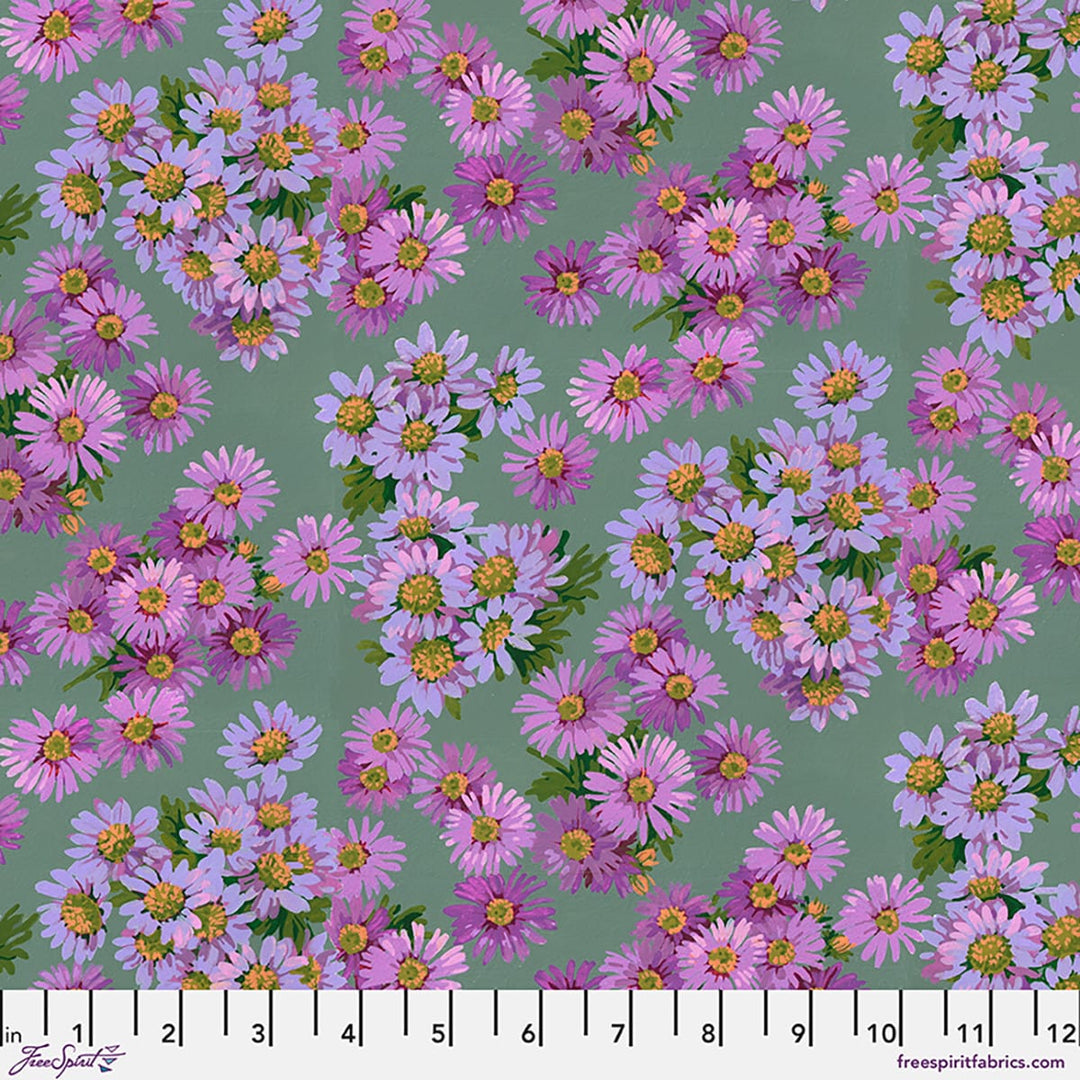 Asters in Purple - Golden Harvest - Martha Negley