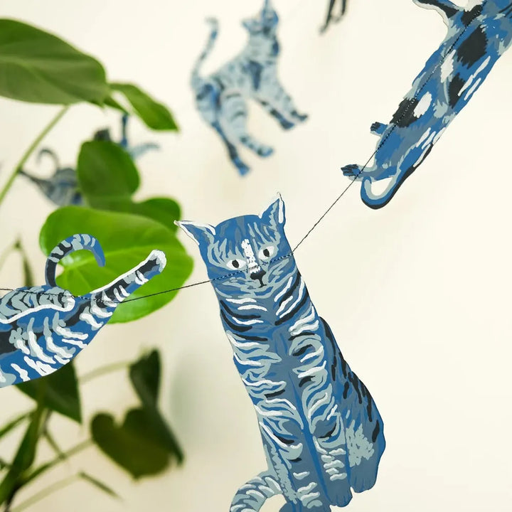 Default Alley Cats Sewn Garland from East End Press