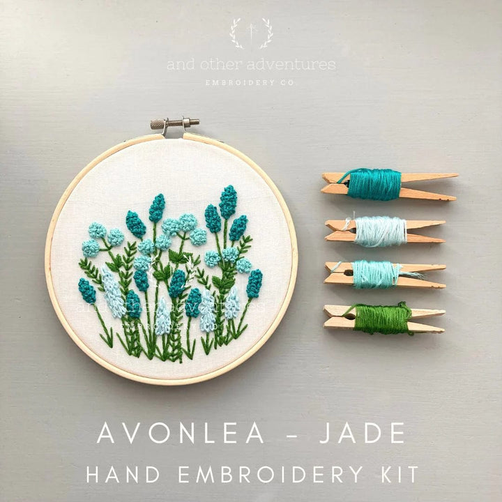 Default And Other Adv. Avonlea in Jade Embroidery Kit