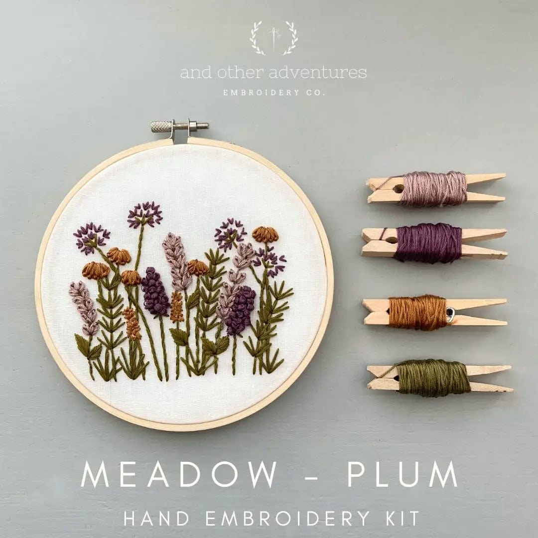 Default And Other Adv. Embroidery Kit Meadow Plum