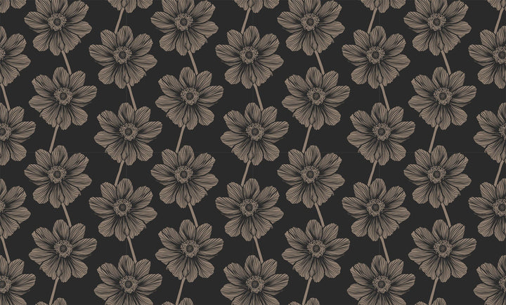 Default Anemone in Silvertone - Indelible - Anna Maria Textiles