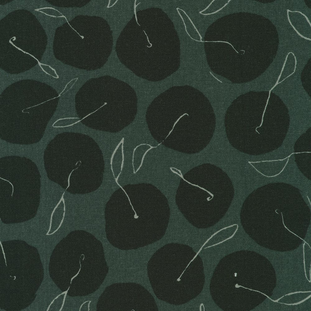 Default Apples in Charcoal - Orchard Run - Anna Graham