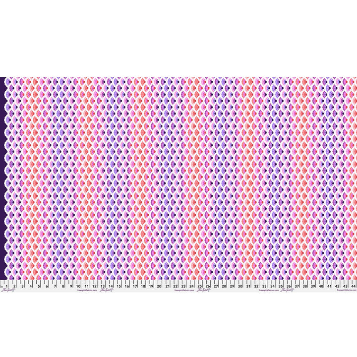 Default Aquatic Lace in Ultraviolet - Floral Reef - Tula Pink