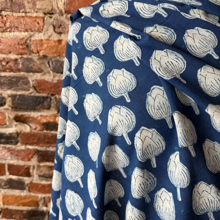 Default Artichoke - Indigo Dabu Blockprint from India