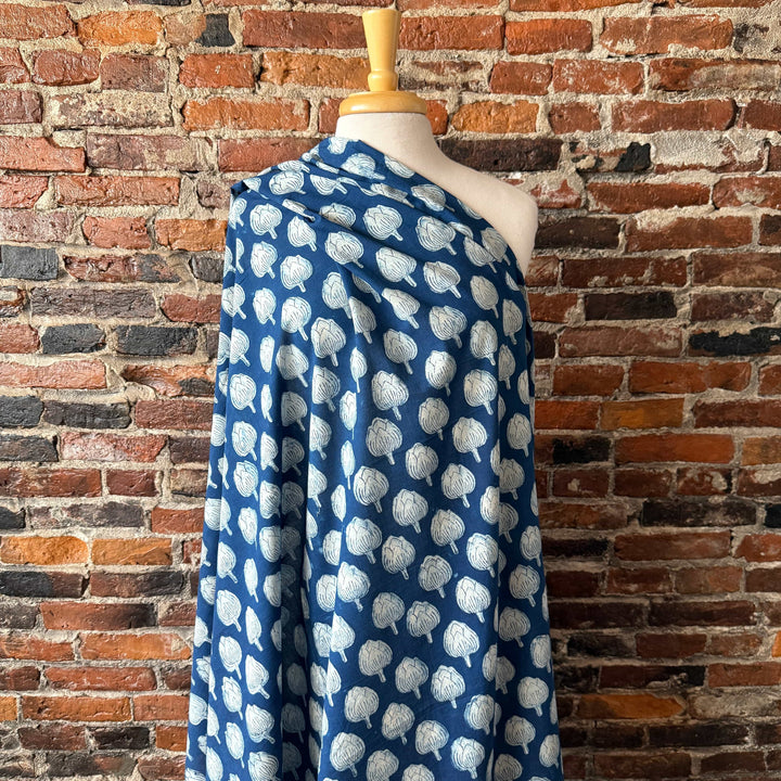 Default Artichoke - Indigo Dabu Blockprint from India