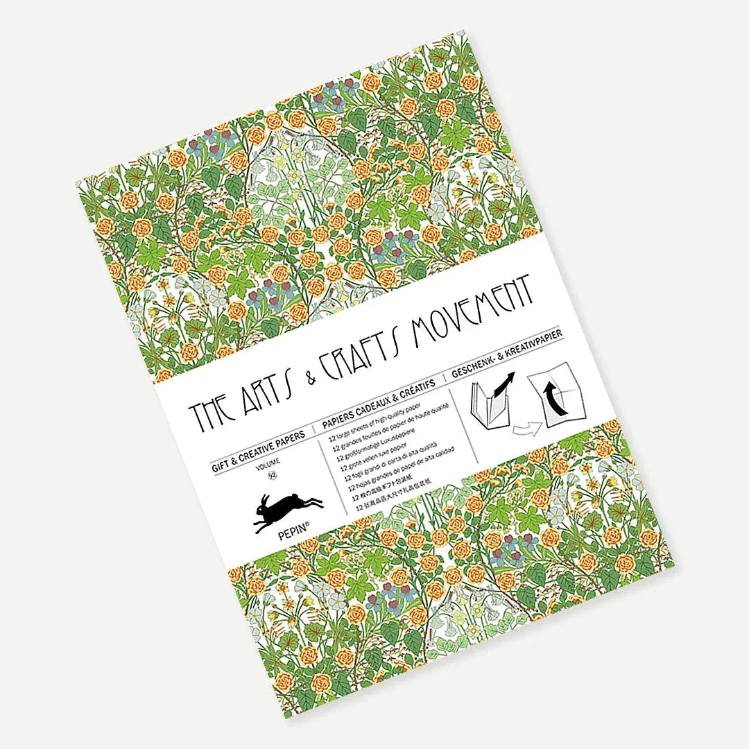 Default Arts & Crafts Movement - Pepin Gift and Creative Papers 12 Sheets