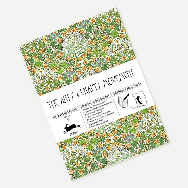 Default Arts & Crafts Movement - Pepin Gift and Creative Papers 12 Sheets